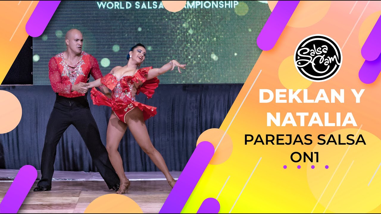 Deklan y Natalia Parejas Salsa On1 Euroson Latino 2018