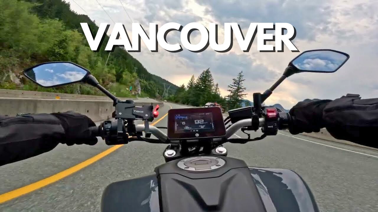 Squamish to Surrey Motorcycle Ride | Sea to Sky Highway Full Scenic Journey