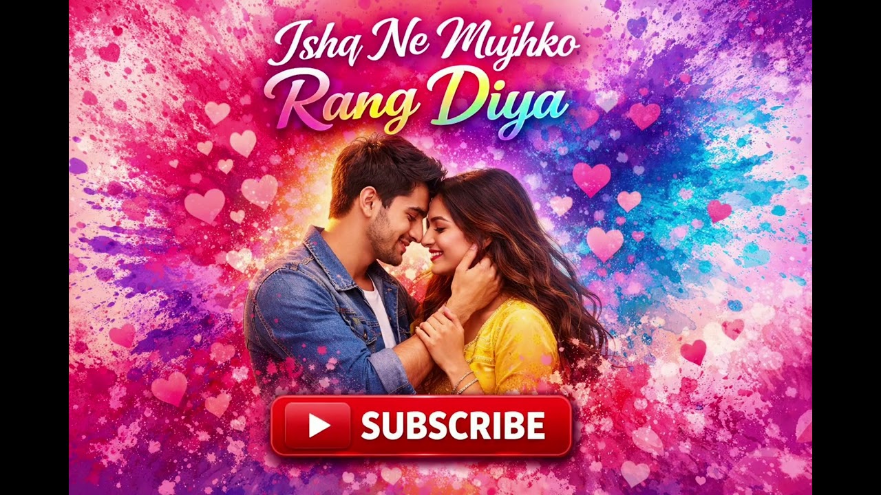 Tere Ishq Ne Mujhko Rang Diya 💕 | Heart Touching Hindi Song