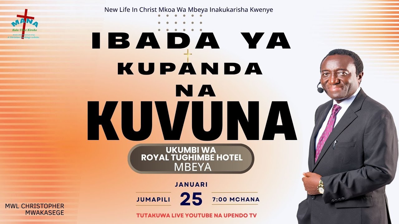 IBADA YA KUPANDA NA KUVUNA // MKOA WA MBEYA  // MWL CHRISTOPHER MWAKASEGE.