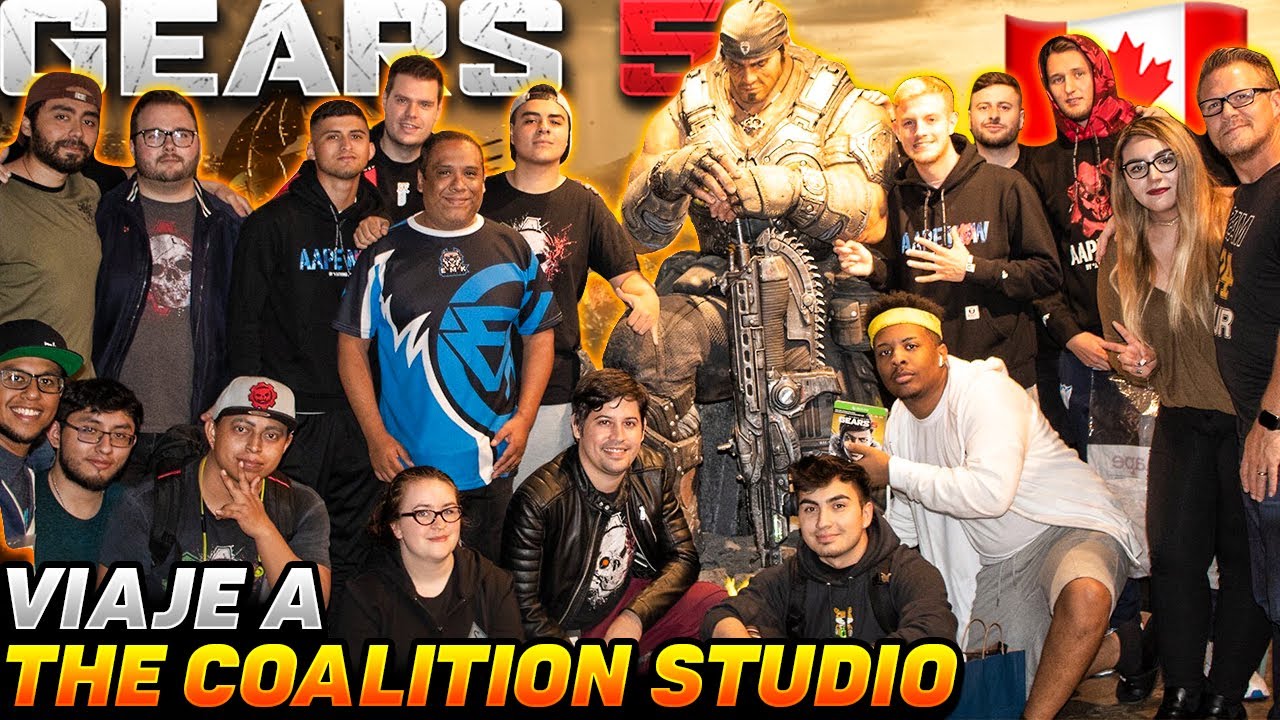 VIAJÉ A THE COALITION STUDIO EN CANADÁ PARA JUGAR GEARS 5 ANTES DE QUE SALIERA!! | EPIC VLOG