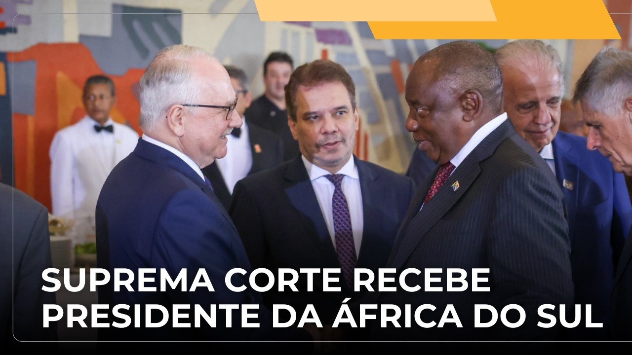 JJ – Presidente do STF recebe presidente da África do Sul e firma acordos de cooperação