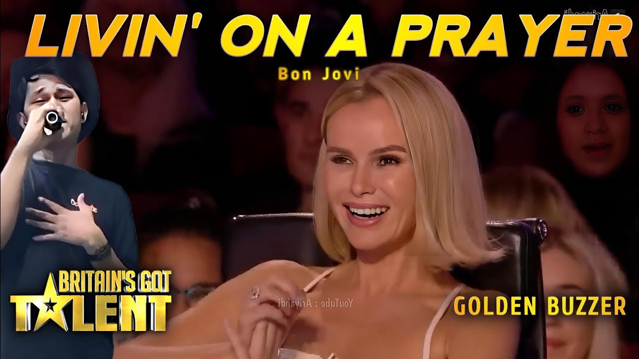 GOLDEN BUZZER BGT : Audition | Singing Livin' On A Prayer - Bon Jovi  With Amazing Super Voice