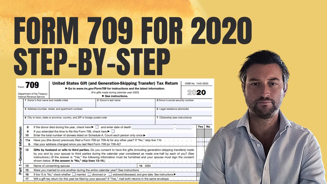 How do U.S. Gift Taxes Work?  IRS Form 709 Example
