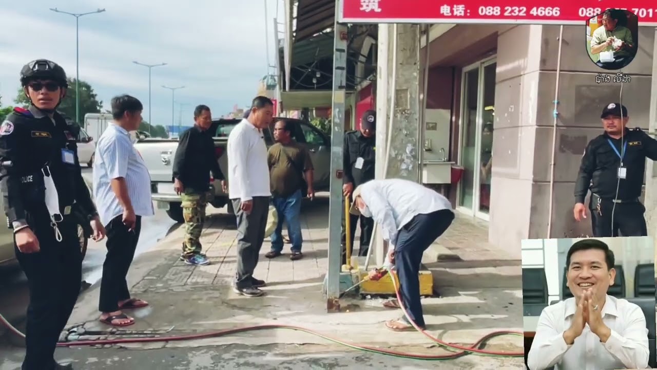 Construction Side:លោក pang Lyda ចុះរៀបចំសណ្តាប់ធ្នាប់តាមសងផ្លូវ