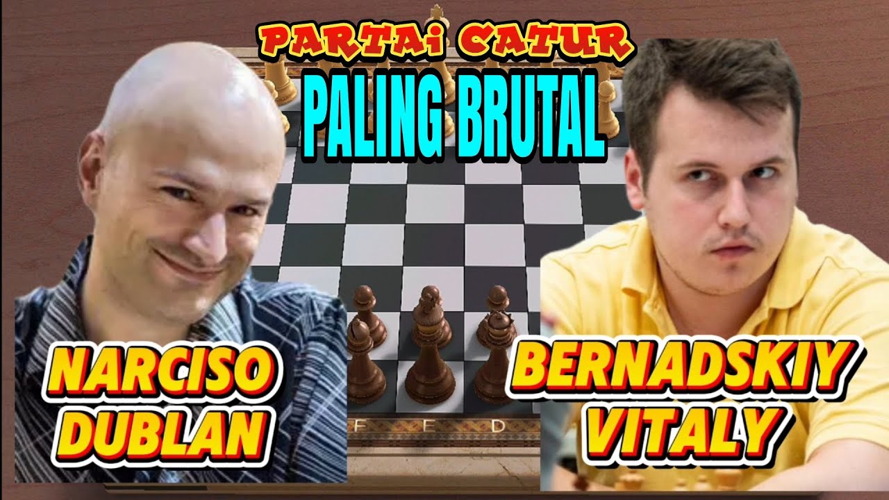Lebih brutal dari mikhail tal! Akurasi 100% Dublan vs bernadskiy 2019