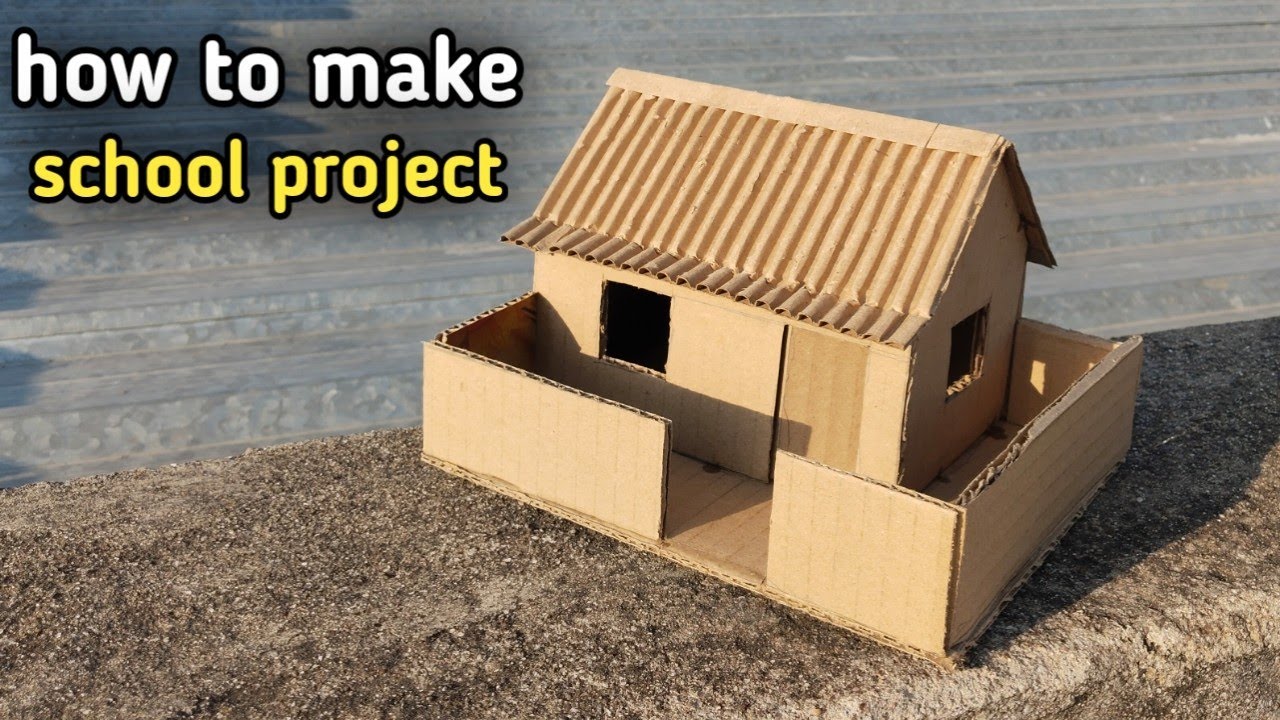 Simple Science Project for School | DIY Model Making at Home