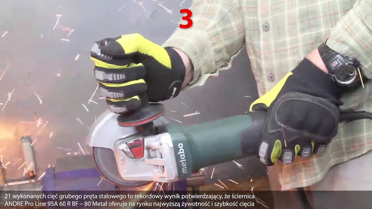 Andre Abrasive Articles | TEST ściernicy do cięcia Pro Line +30%