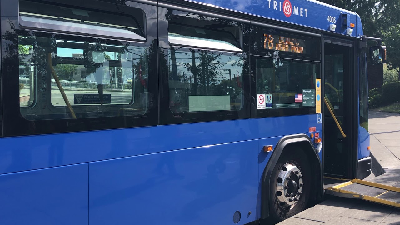 TriMet 2020 Gillig Low Floor BRT #4005 on line 78