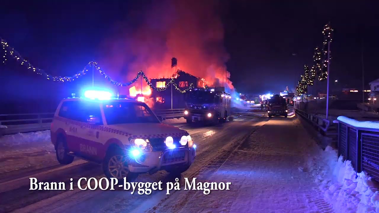 Coop Magnor blir flammenes rov