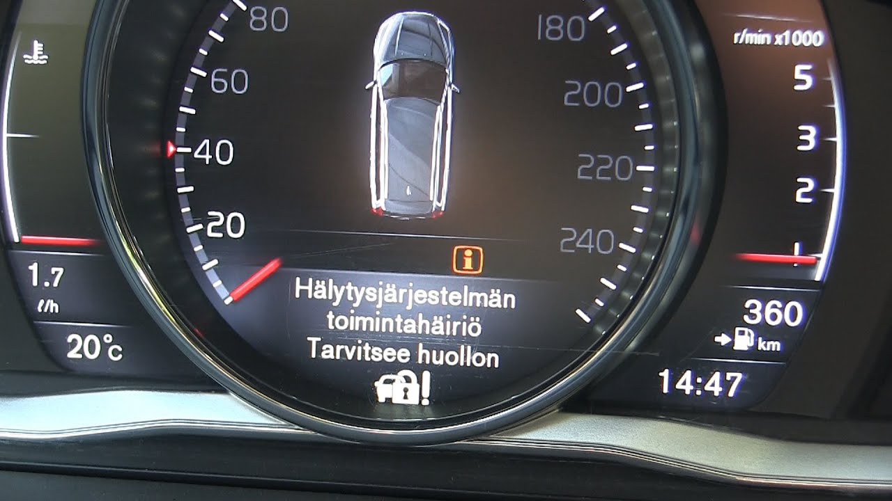 Tumppi: Volvon hälytinogelma ja huoltovalon nollaus