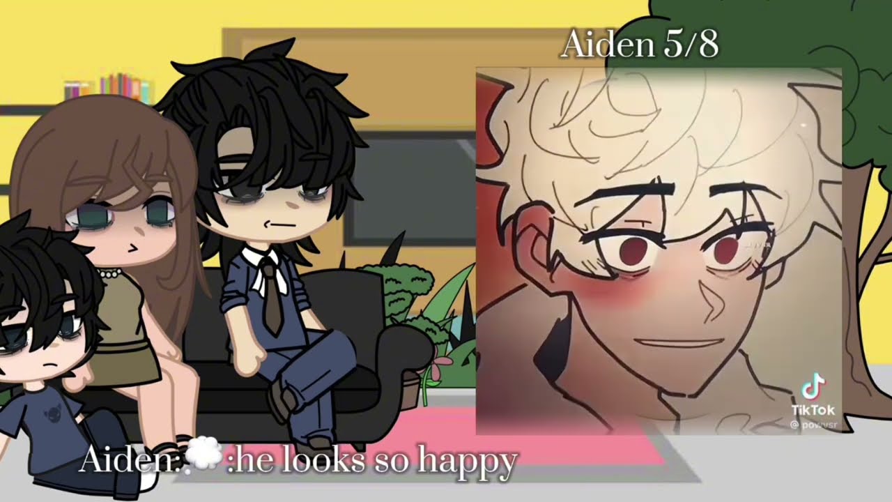 Sbg- past Aiden and his parents react to his future self [wip] #gacha #sbg #gachareacts