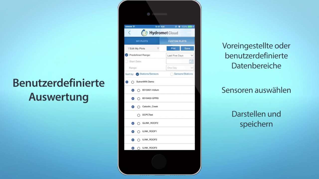 How to Use Hydromet Cloud App (German) I OTT Hydromet