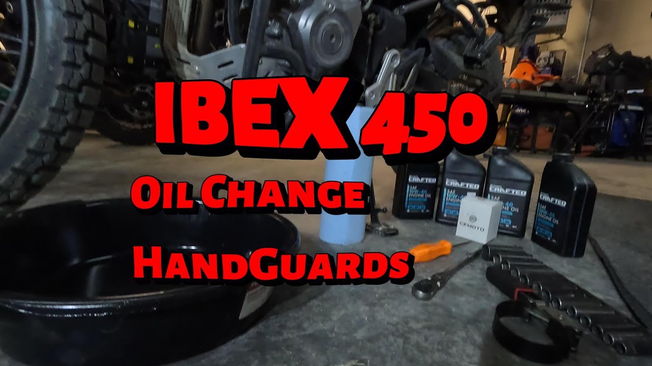👉 “IBEX 450 Break-In Oil Change + $200 Handguard Letdown”