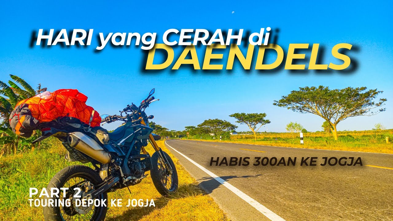 AKHIRNYA SAMPAI DI YOGYA | TOURING DEPOK KE JOGJA via JALUR DAENDELS with KLX DTRACKER | PART 2