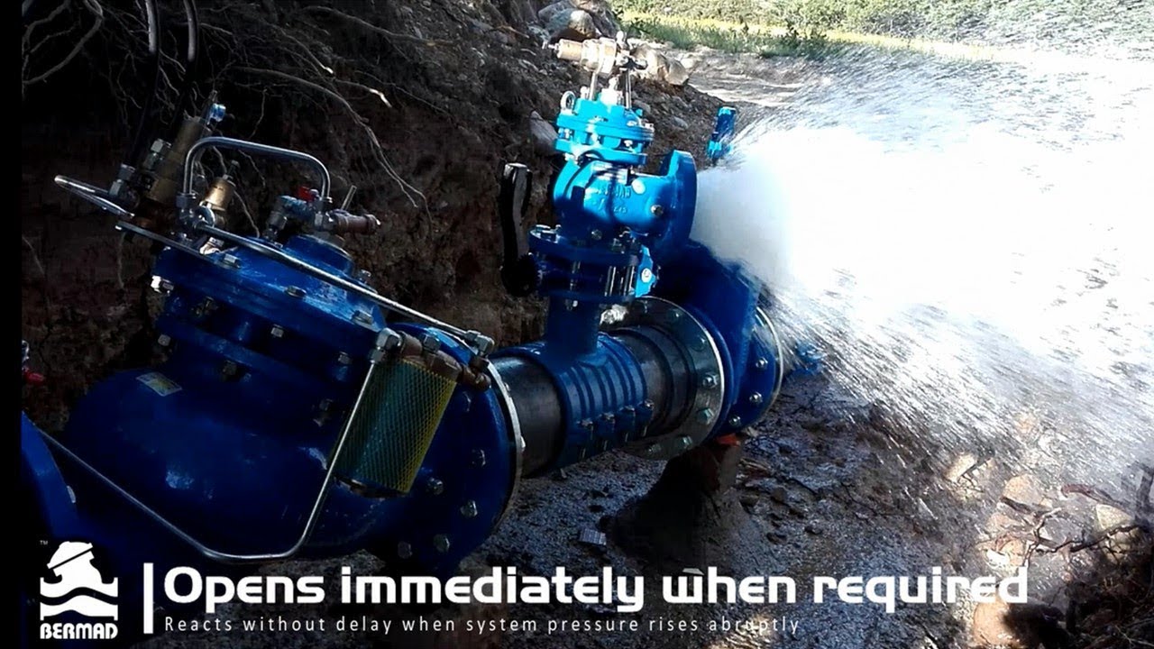 BERMAD Valves: 73Q Quick Relief Valve in operation (ENG)