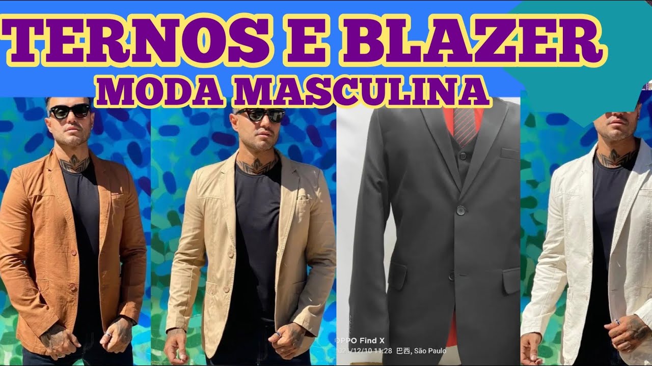 TERNOS BLAZER E CAMISAS 👔 MASCULINA DIRERO DA FÁBRICA MARCA PRÓPRIA