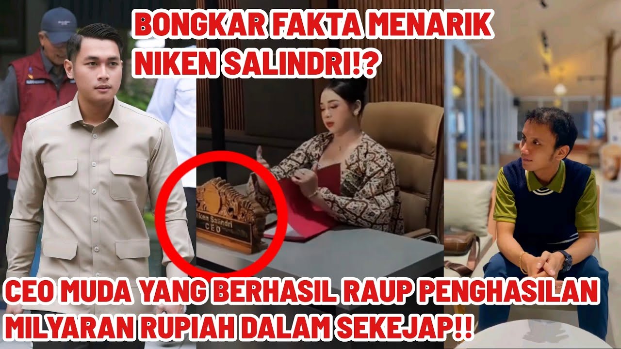 BONGKAR FAKTA MENARIK!! NIKEN SALINDRI CEO MUDA YG BERHASIL RAUP PENGHASILAN MILYARAN DALAM SEKEJAP