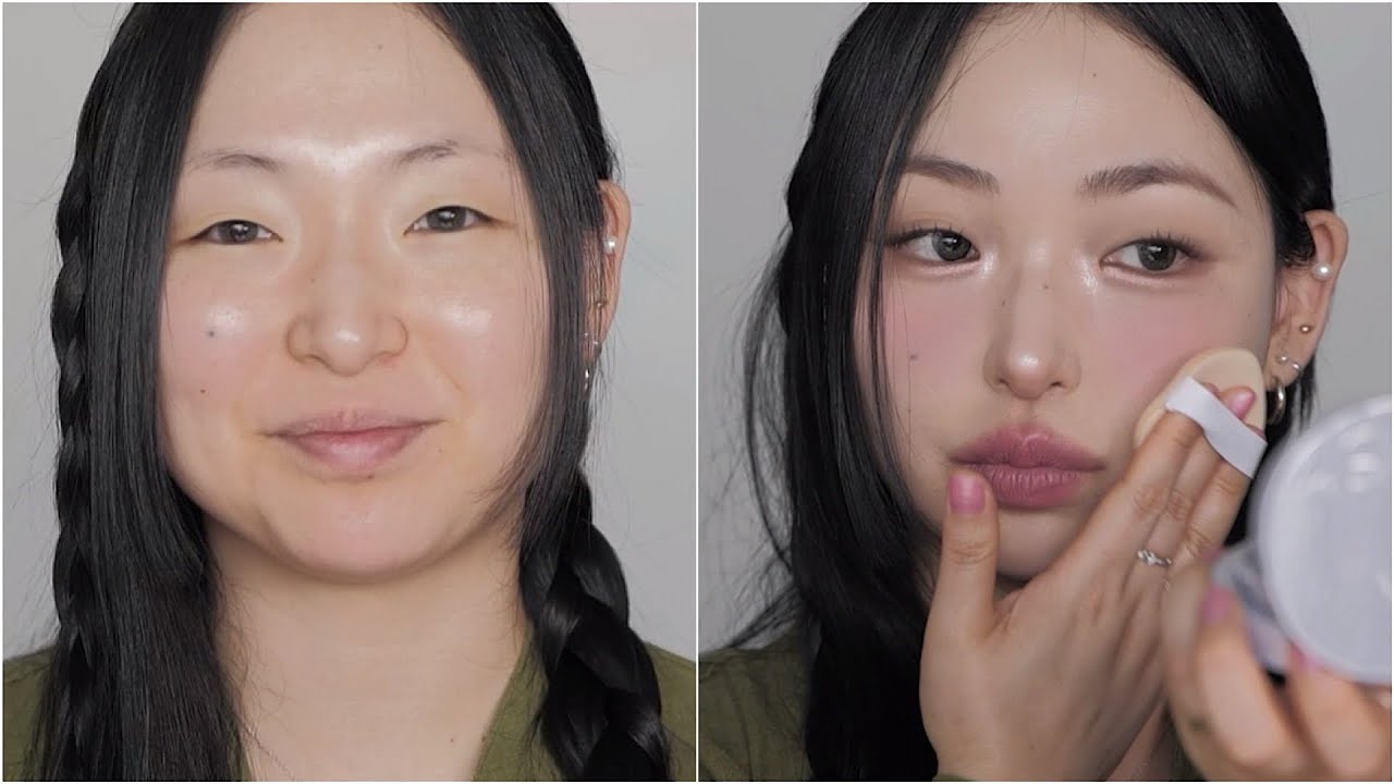 💫 제품 오직 4개로 이정도 풀메 완성 가능| This makeup with only 4 products | 베이스 하나로 피부 완성, 쉐도우 팔레트 하나로 어디까지￼???