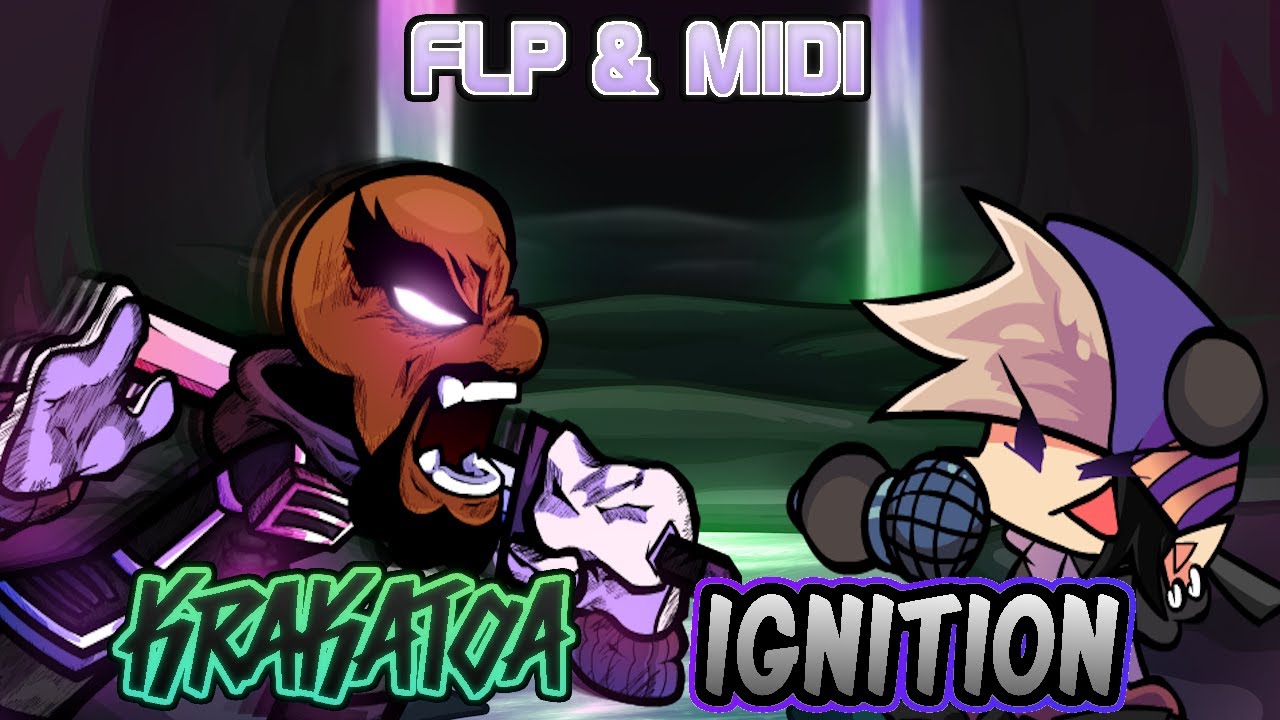 FNF: Voiid Chronicles/Sides - Krakatoa, Ignition - Vocal Recreation (FLP & MIDI)