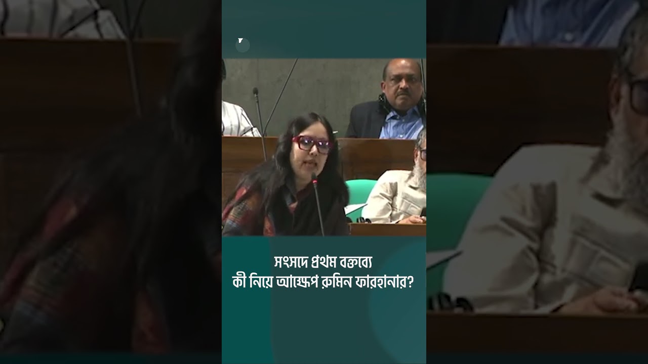 সংসদে প্রথম বক্তব্যে কী নিয়ে আক্ষেপ রুমিন ফারহানার? | The Business Standard