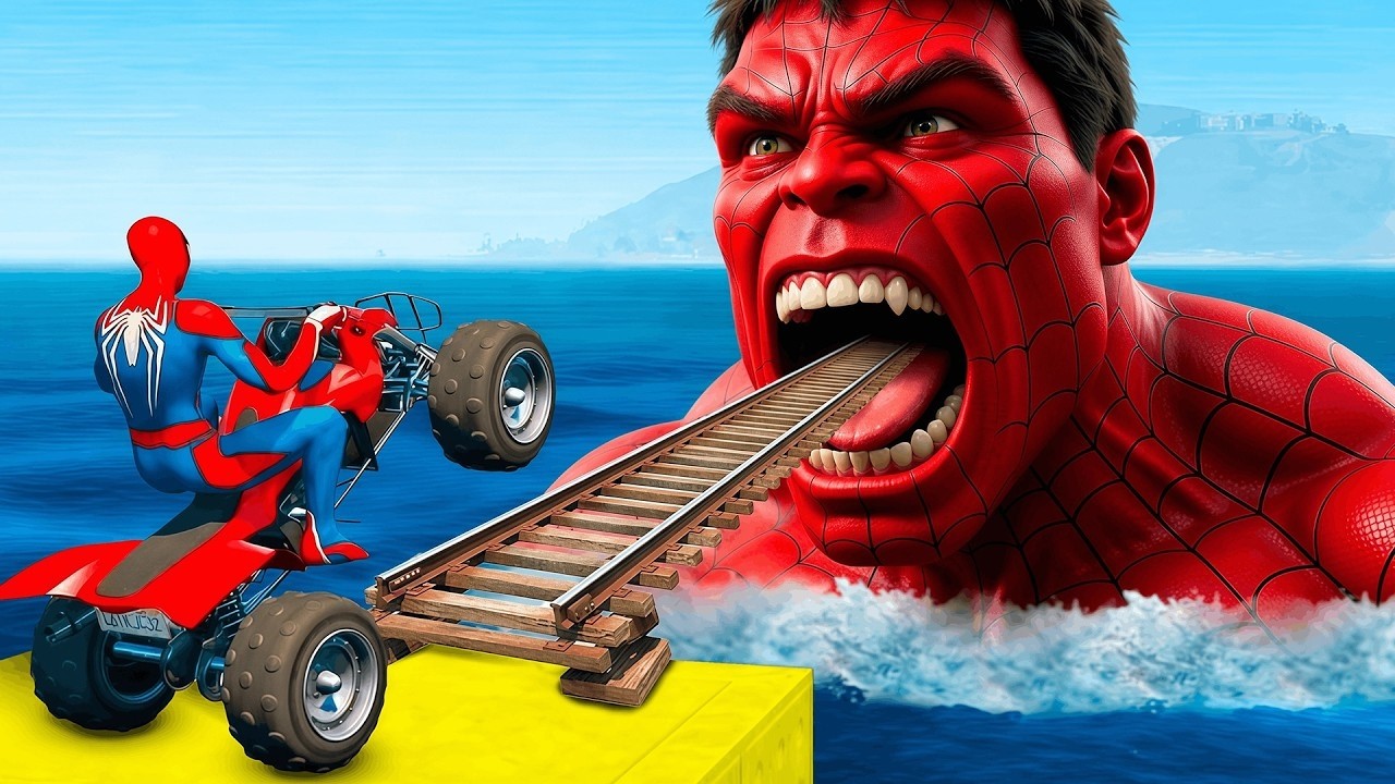 الرجل العنكبوت انقاذ باتمان Spider-Man Rescue batman vs iron man vs venom funny Game GTA 5 superhero