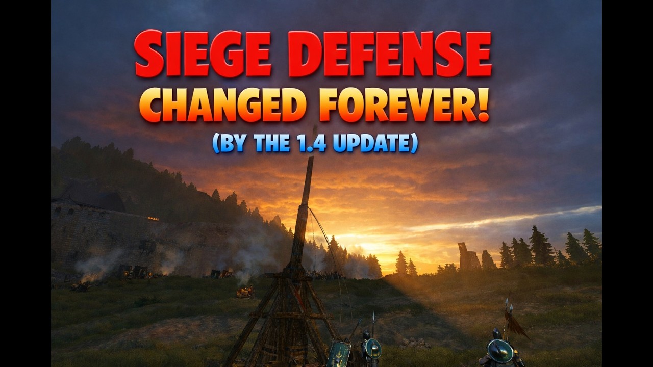 Bannerlord Siege Defense undergoes MAJOR CHANGE with the V1.4 UPDATE, we cover it here