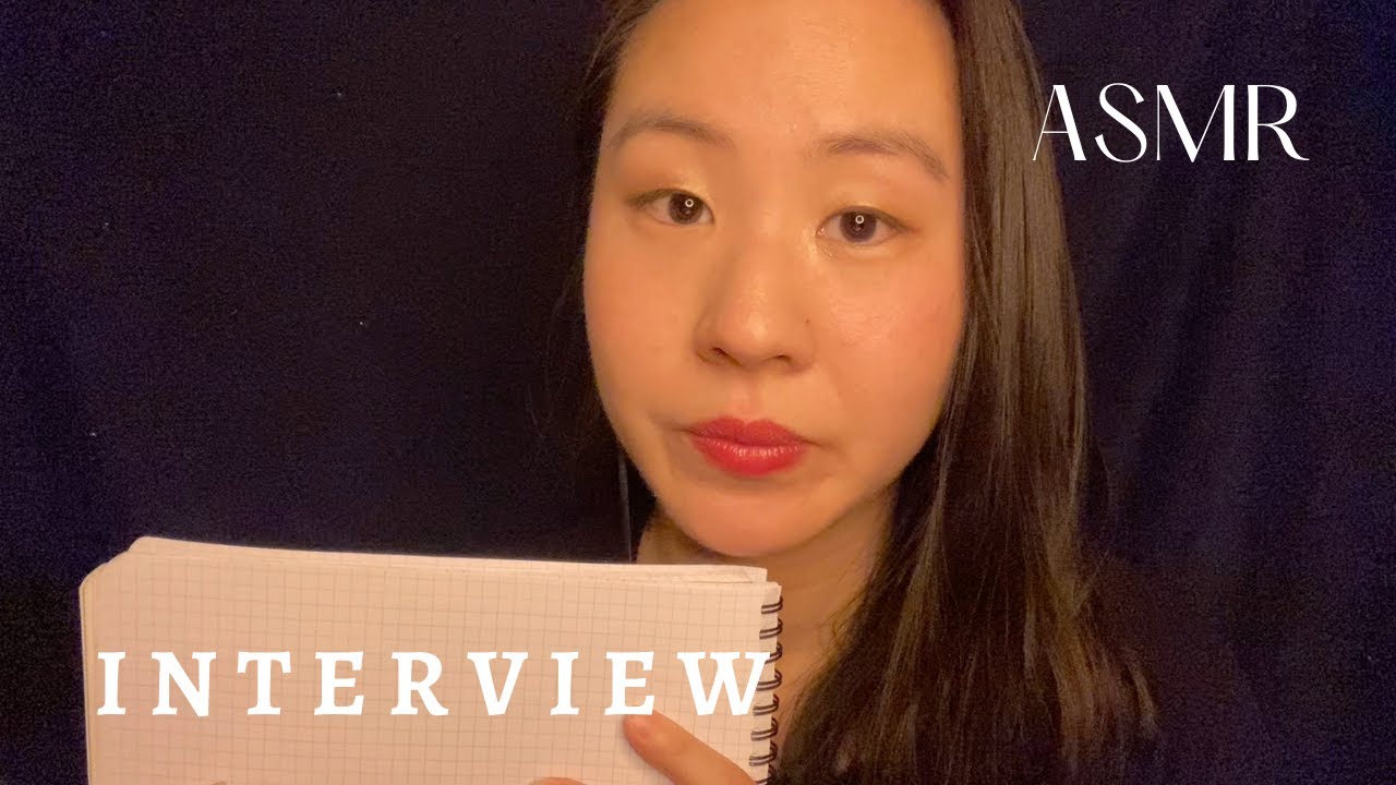 Interview : je te pose des questions intimes ~ Rôleplay Psychologue médecin Asmr Français