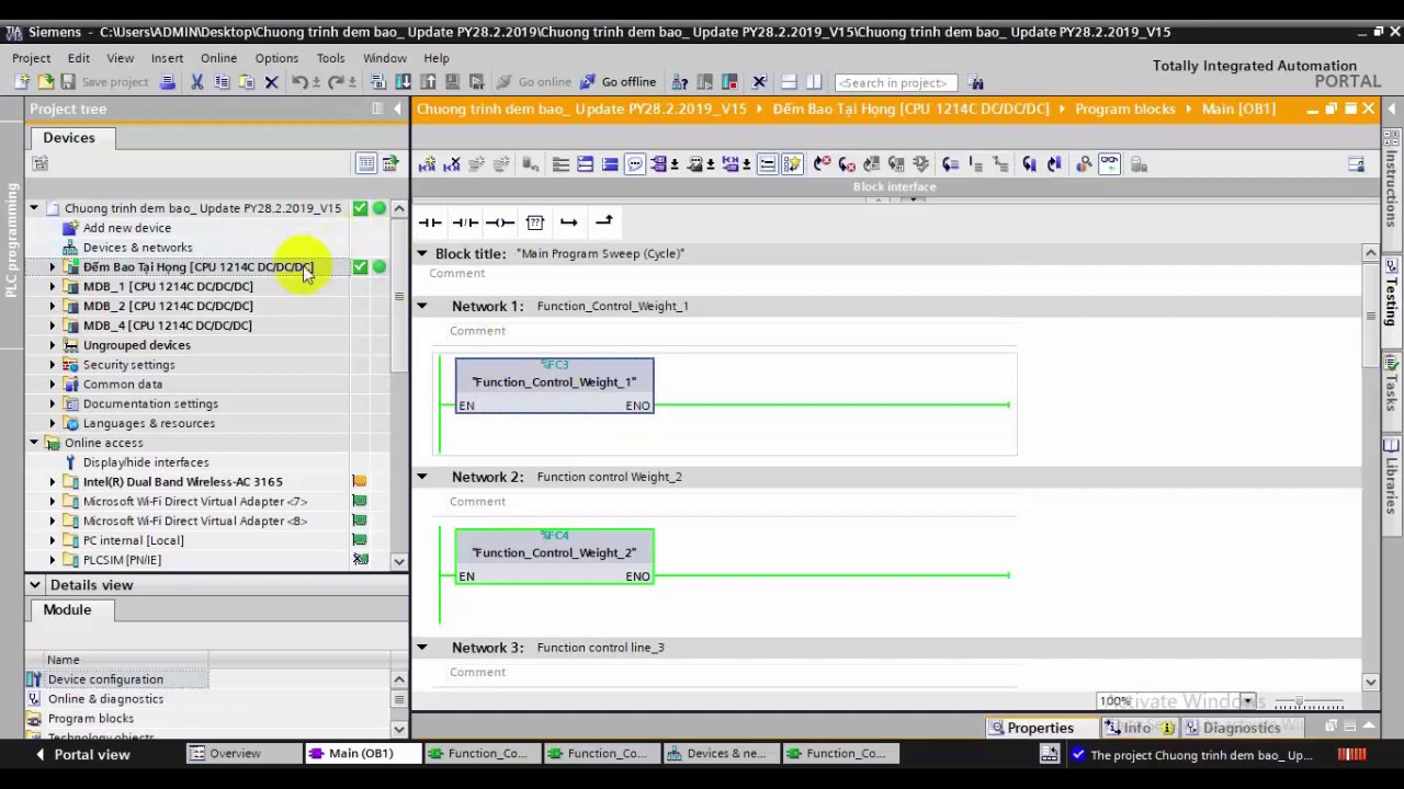 Communication Profinet PLC s7-1200 1 master to 3 Salves ( How to link 1 master to 3 Salves)