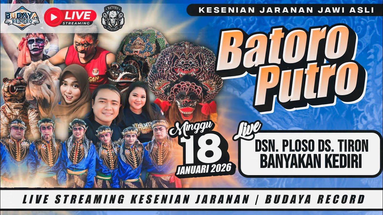 Live Jaranan BATORO PUTRO Ploso Tiron Banyakan Kediri RAMA AUDIO