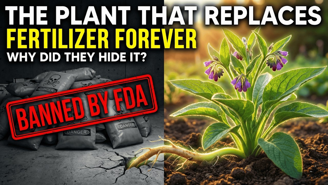 The Plant That Replaces All Fertilizers FOREVER. Why Did the FDA Ban It?