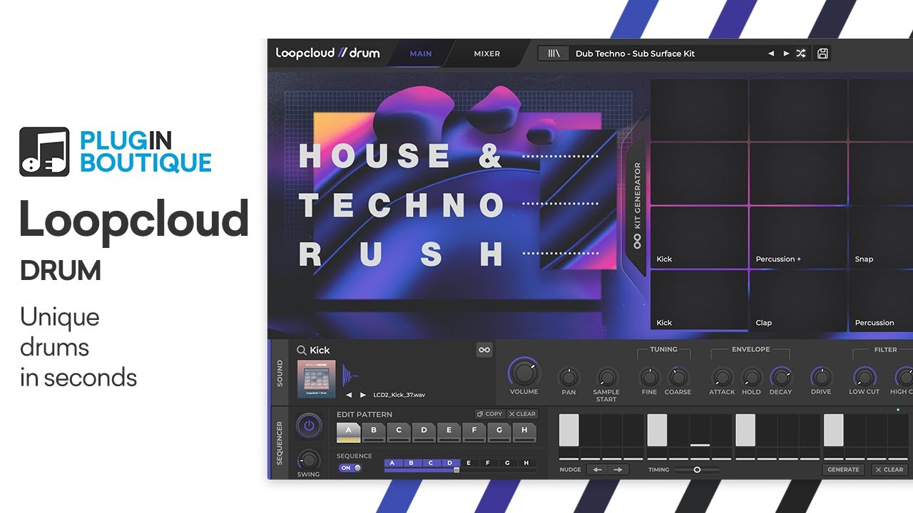 DRUM от Loopcloud | Создание уникальных битов за секунды и обзор основных функций