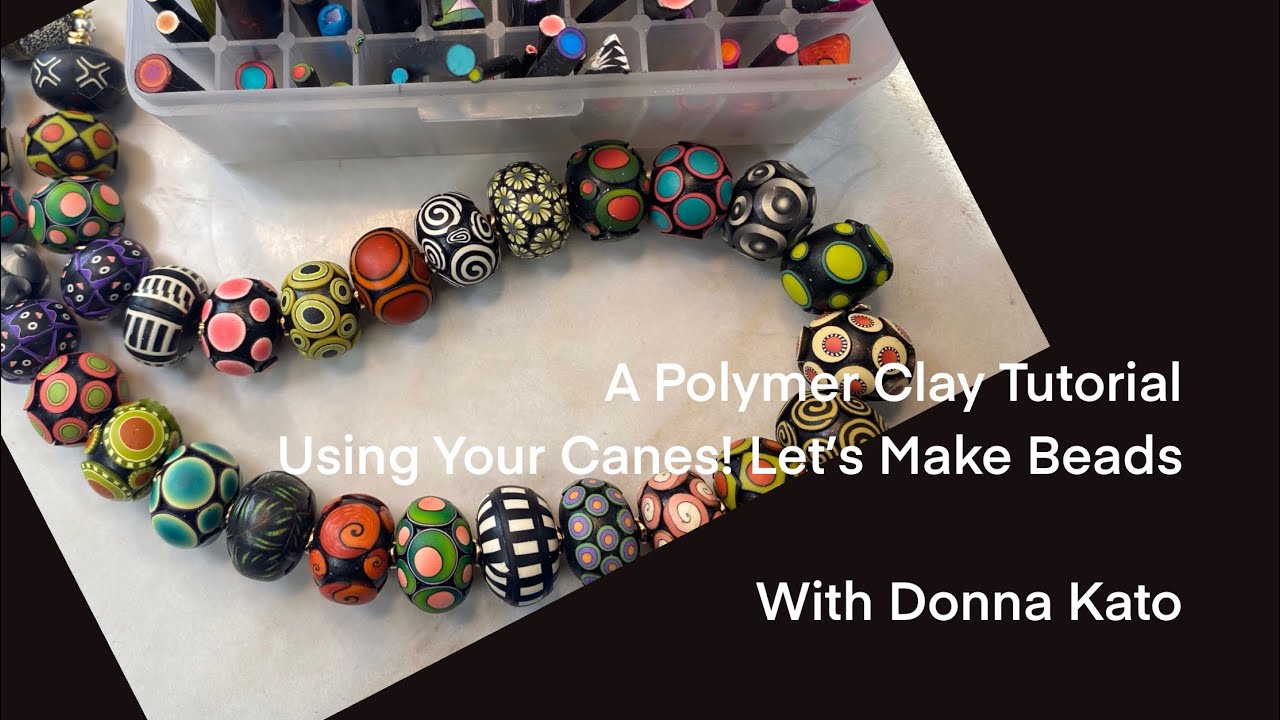 Using Your Polymer Clay Canes to Make a Millefiori Beads Necklace!