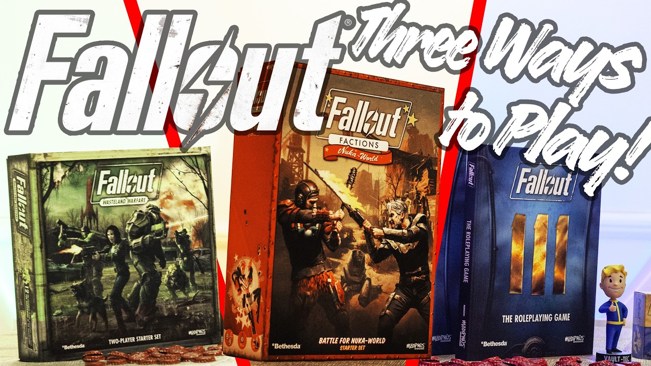 Fallout Tabletop Games - Three Ways to Play!