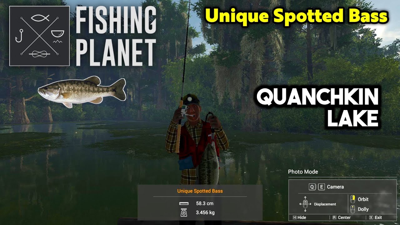 Unique Spotted Bass Quanchkin Lake - Fishing Planet