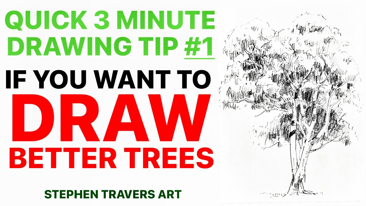 Quick Tip For Drawing More Realistic Trees