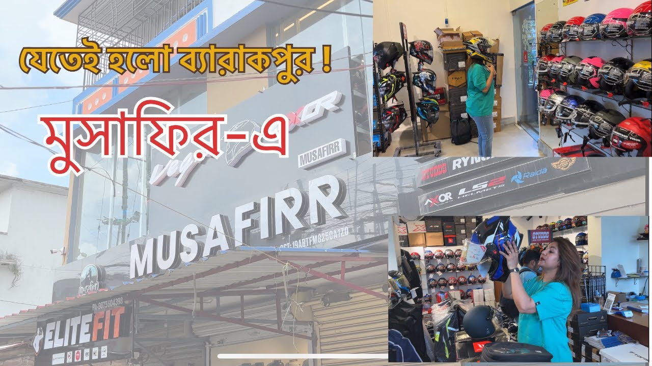 Our Second visit to Musafirr # Best Riding Gear and Accessories Store in Barrackpore Kolkata