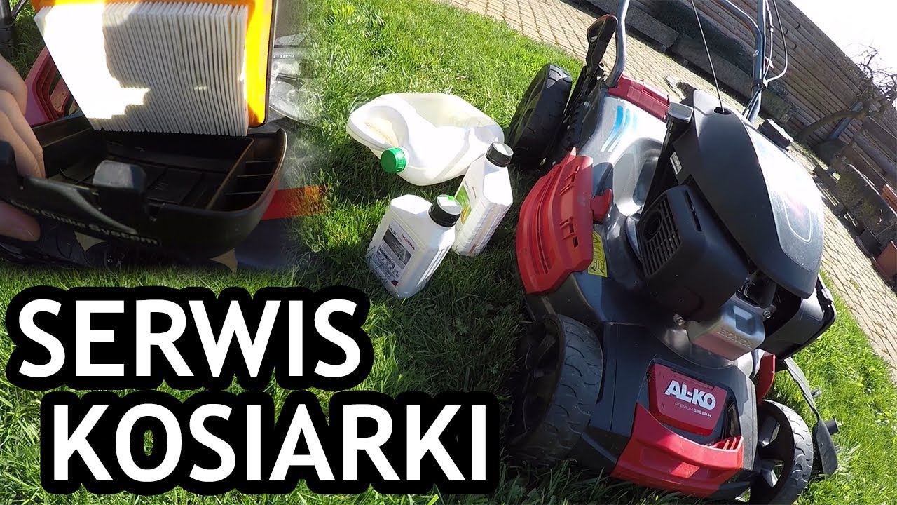 Wymiana oleju i serwis w kosiarce AL-KO 520sph Honda GCVx 170