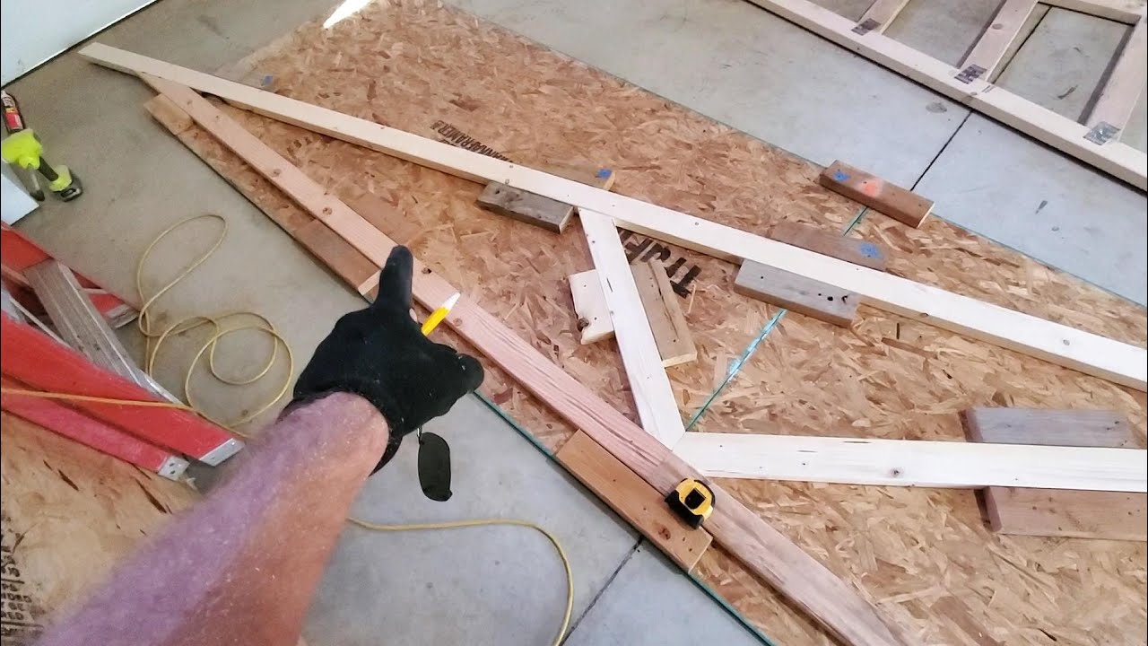DIY Roof Trusses - How to Build Trusses while Building a House