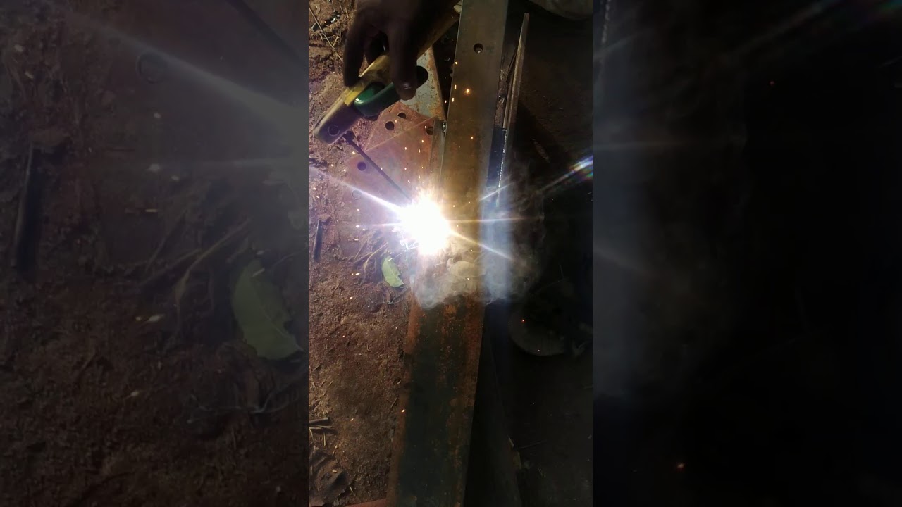 Lab joint welding in 10mm flat with channel
