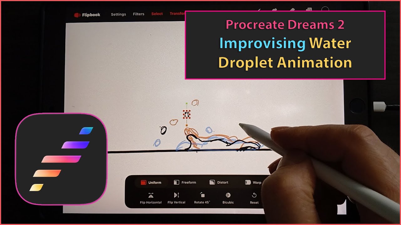 Improvising a Water Droplet Animation: Shape, Timing, and Motion From Imagination