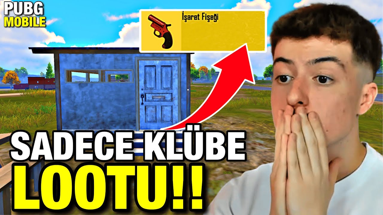 SADECE KLÜBE LOOTU İLE WİN ALMA CHALLENGE! 😱 (TAKİPÇİM DENK GELDİ) | PUBG MOBİLE