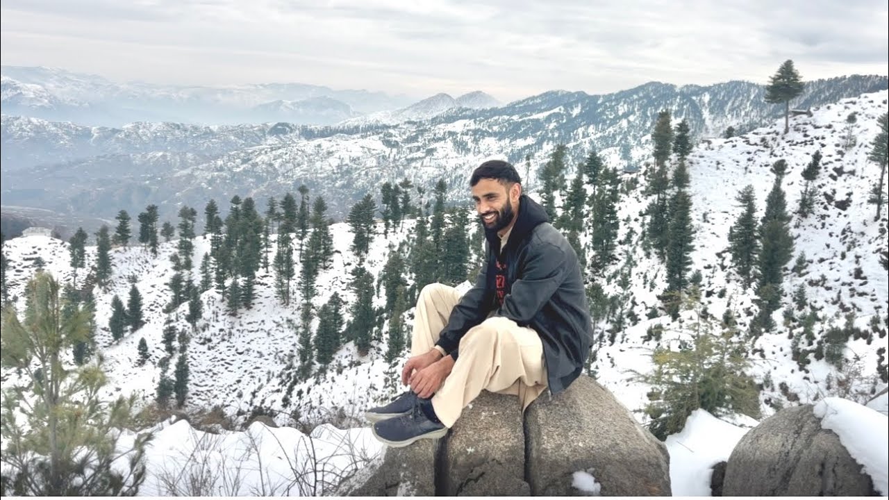 | my First Hiking vlog to snowy mountain with friend Much difficult but full of joy in experience |