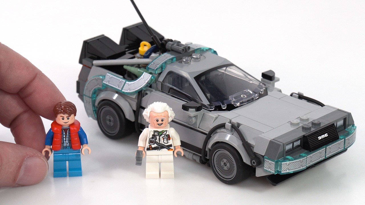 LEGO Speed Champions Back to the Future DeLorean Time Machine review! #NotSponsored 77256