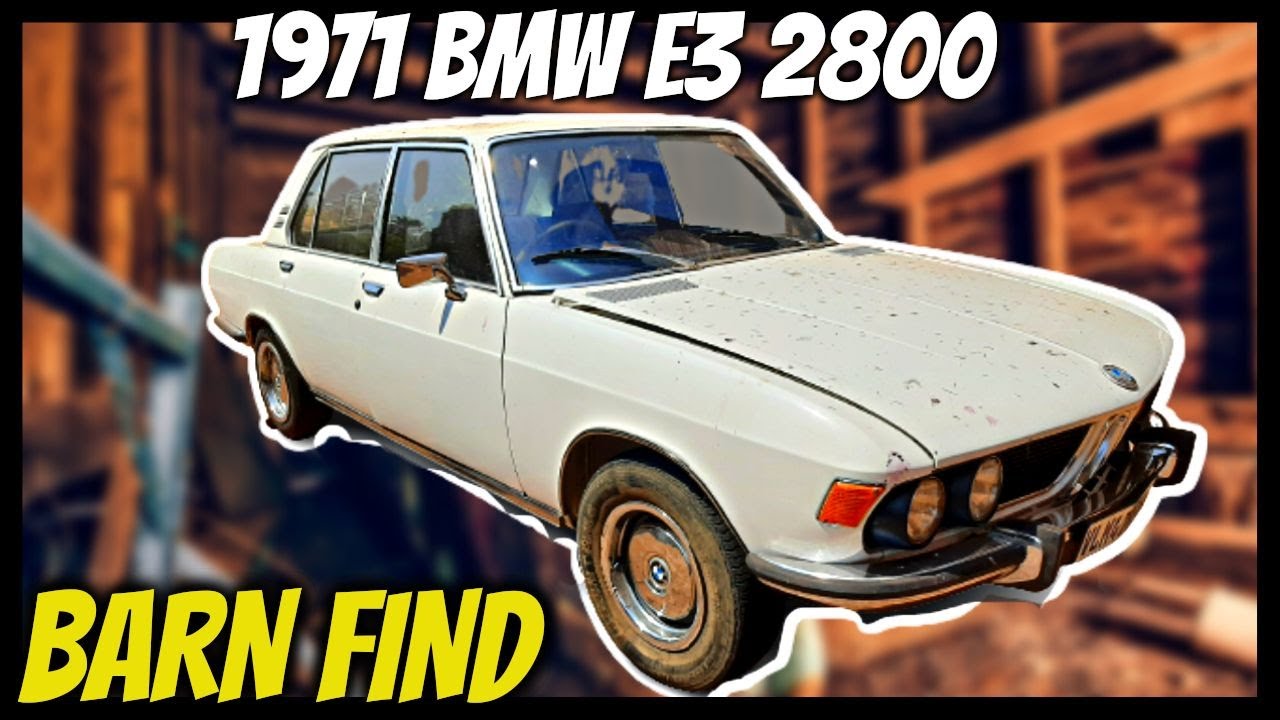 1971 BMW E3 2800 3.5L ?? BARN FIND / Made For Spinning ?