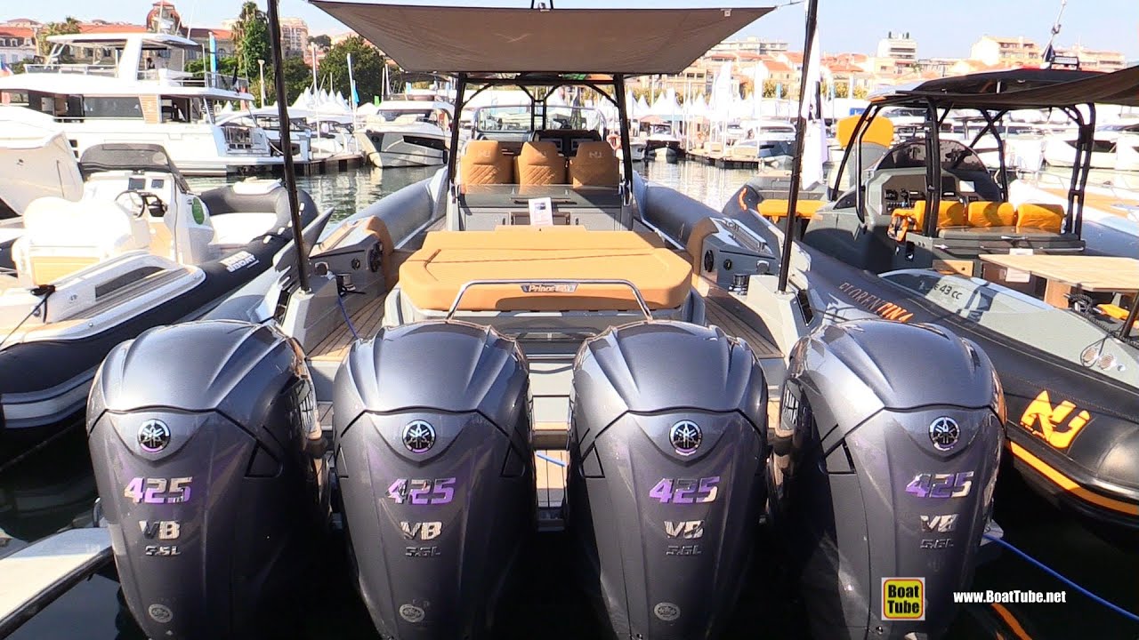 2022 Nova Jolly Prince 50 1700hp Inflatable Boat - Walkaround Tour - 2021 Cannes Yachting Festival