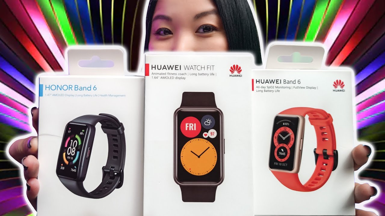 QUAL ESCOLHER ? Huawei band 6 Honor Band 6 ou Huawei Watch fit