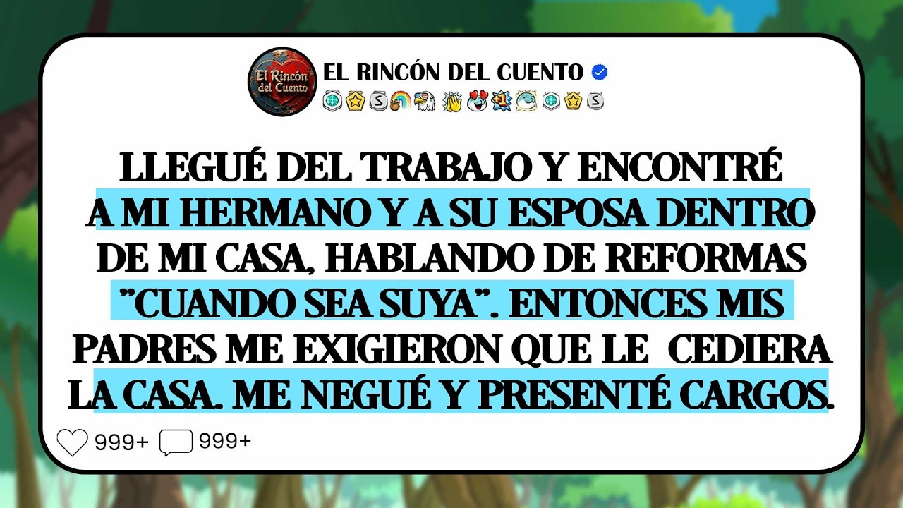 Llegué A Casa Del Trabajo Y Encontré A Mi Hermano Y A Su Esposa Dentro De Mi Casa…