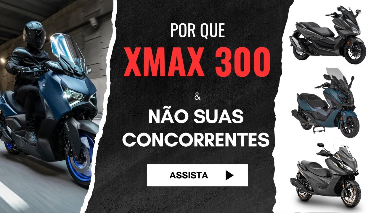 XMAX 300 VS Concorrentes, qual escolher???