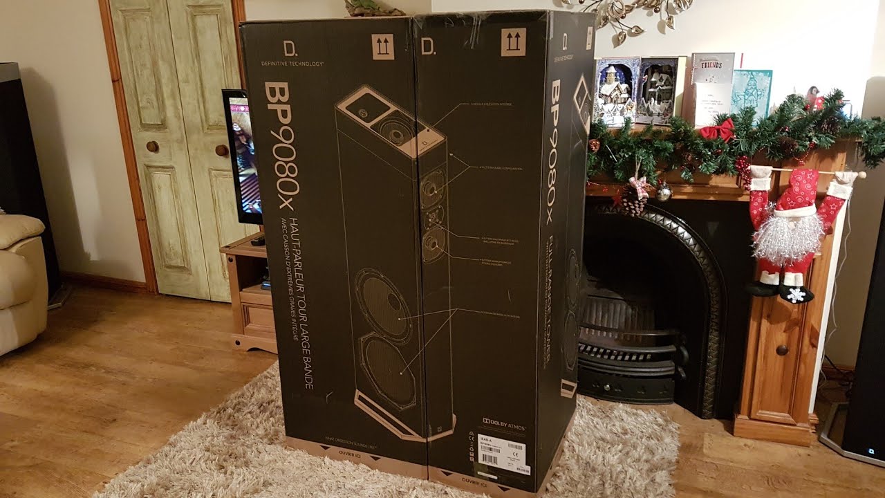 Unboxing Definitive Technology BP9080x Bipolar Super Tower with Dolby Atmos
